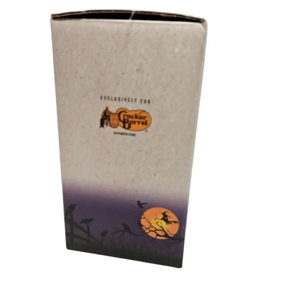 NEW Cracker Barrel Salt Pepper Halloween Frankenstein Bride Car Stoneware
